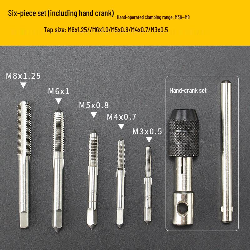 Metric Tap and Die Set - Hand Tools for Thread Repair 