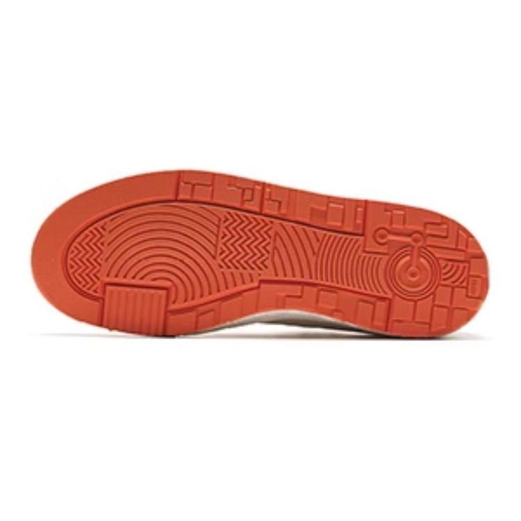 Anta Comfortable Versatile Lightweight Low-Top Skate Shoes Men Sneakers Off-White Orange 112338053-2