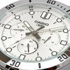 Casio Standard Quartz Men's Watch MTP-VD300D-7E Silver Metal Band 24-Hour Display International Model