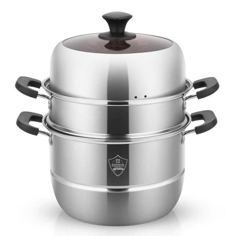 Guofeng Royal Chef 30CM Stainless Steel 3-Tier Steamer Pot