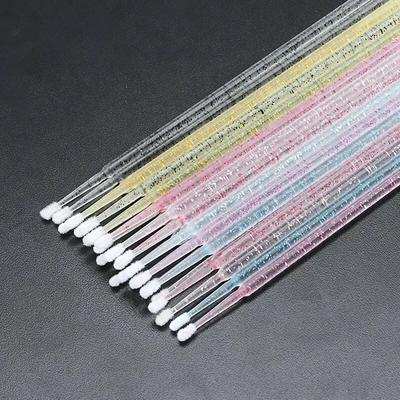 100Pcs Disposable MicroBrush Eyelashes Extension Tools Individual Lash Removing Cotton Swab Micro Brush For Eyelash Makeup Tool