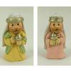 Weihnachts Krippenfiguren Heilige Familie Figur mit Esel Krippenfigur, Tischdekoration Religiöse Weihnachtsdekorationen