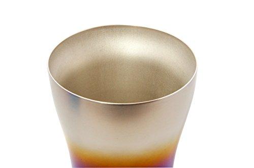 HORIE Fireburn T15FB250, 250cc Pure Titanium Double-Walled Tumbler, Made In Tsubame, Niigata Prefecture