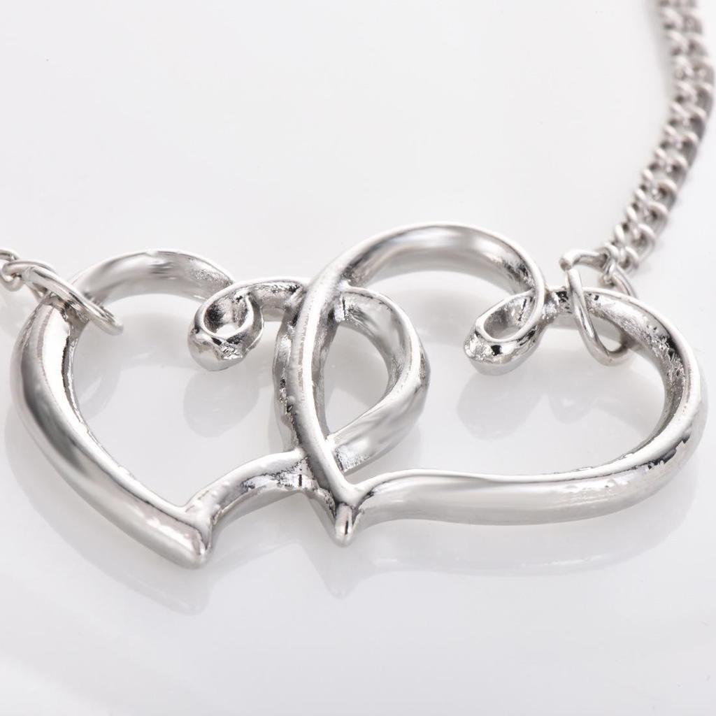 Double Love Peach Heart Anklet: Summer Fashion Bracelet & Foot Ornament