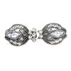 1PC Rhinestone Brooch for Cheongsam Fashion Rhinestone Collar Pin Elegant Modesty Clip Qipao Dress Clasp
