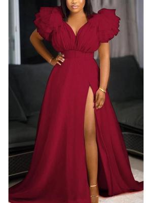 2021 Spring/Summer Loose Mesh Swing Dress - Plus Size for European & American Women