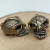 Warrior Skull Brass Knife Bead DIY Woven Bracelet Lanyard Keychain Pendant Accessories Hangings Charms