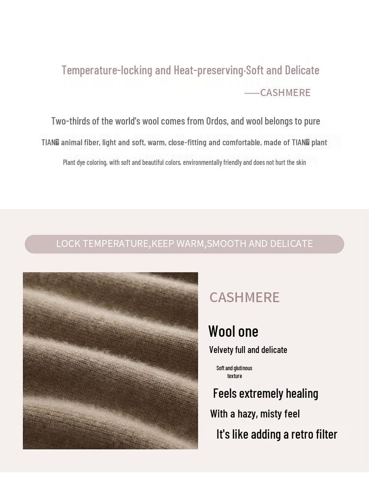 Korean Style V-Neck Wool Sweater: Women's Loose-Fit Autumn/Winter Cashmere Pullover