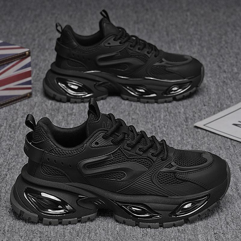 Shoes men's shoes 2025 new summer casual versatile height-increasing dad shoes men's mesh breathable casual sports shoes