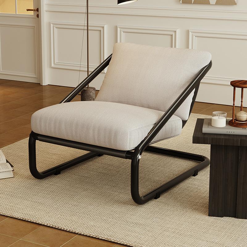 Lazy Sofa Chair Rocking Chair Home Lazy Chair Can Lie in The Living Room Single Leisure Adult Sofa Chair Cotton Linen Chair