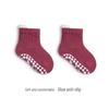 Baby Baumwoll-Boden-Socken mit Anti-Rutsch: Mittelwade, Ohne Knochen, für Frühling, Herbst, Winter