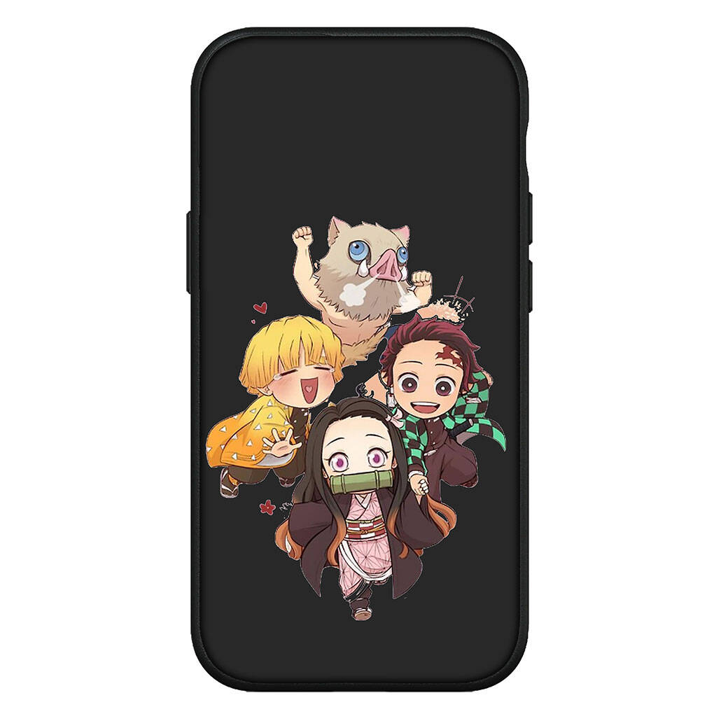 Hülle für iPhone 17 16 15 Xiaomi Poco Redmi Note 14 13 12 11 Pro Max Samsung Galaxy S25 S24 OPPO Huawei Demon Slayer Anime Nezuko Tanjirou Handyhülle