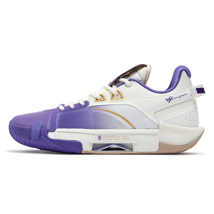 

Новые баскетбольные кроссовки 361° с амортизацией, противоскользящие и износостойкие, низкие, мужские, ультрафиолетово-белые 672441112-4 42.5