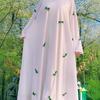 Arabic Women's Plus Size Flare Sleeve Abaya Dress - New 2025 Style, Dubai Bow Design