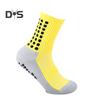 1 Pair Sports Socks Anti-slip Silicone Bottom Mid-tube Sweat Absorption Fine Knitting High Elasticity Daily Wear Football Basketball Calf Socks
