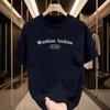 2026 New Summer Fashion Pure Cotton Mens Printed Tshirt Casual Breathable Streetwear Mens and Womens Short Sleeved Top