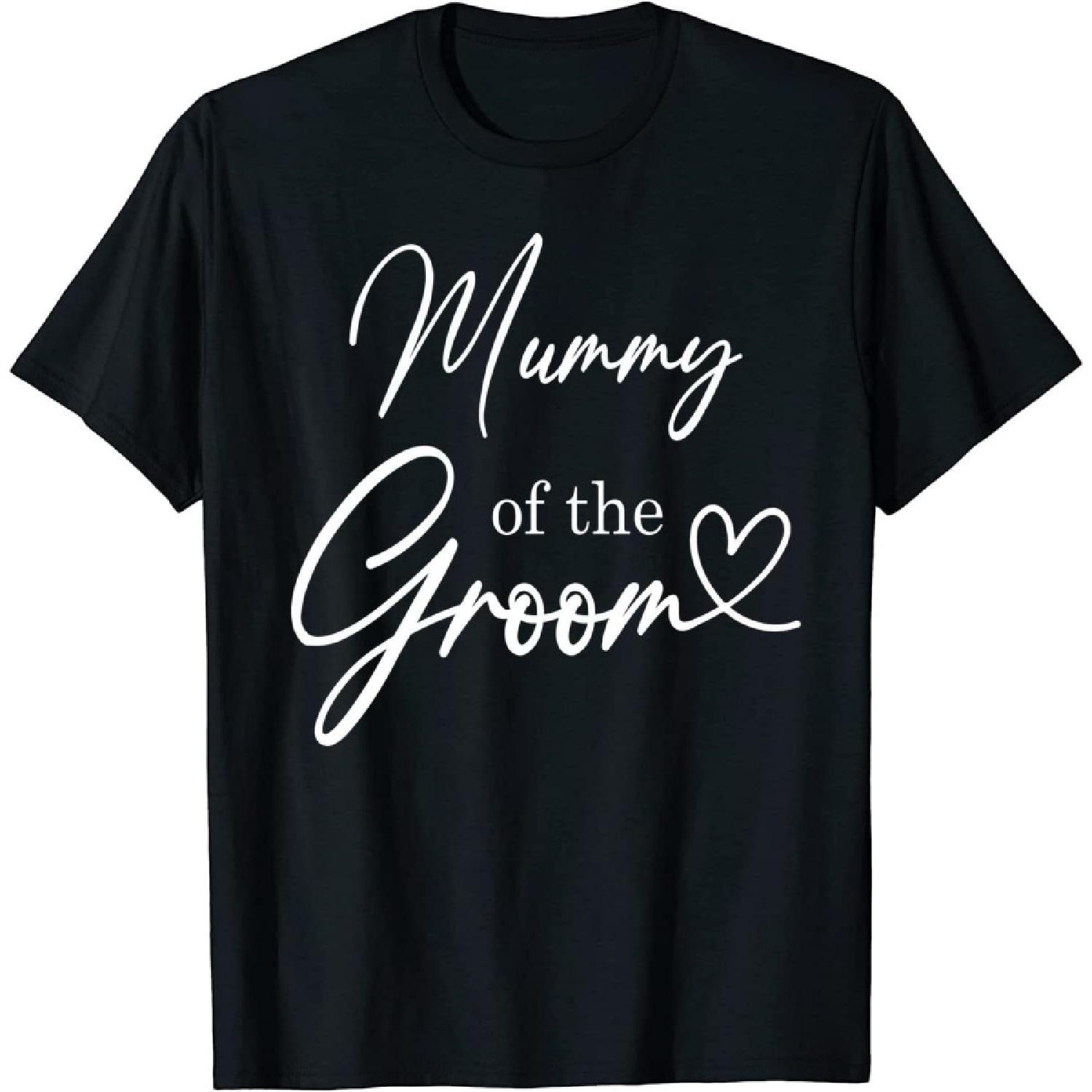 Футболка для мамы жениха на свадьбу, футболка для мамы, для мужчин, женщин, детей, черная S