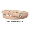 Casual Business Waist Belt Silver Pin Buckle Waistband Fashion Women Leather Belt  For Women Girl