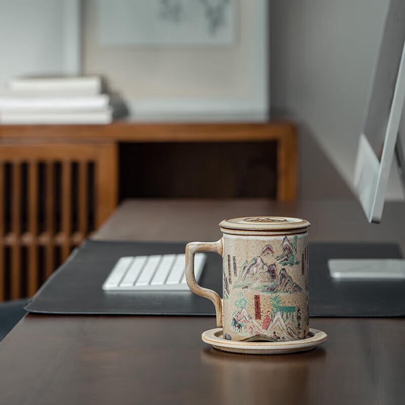 Wanqiantang Dunhuang Series Ceramic Office Cup