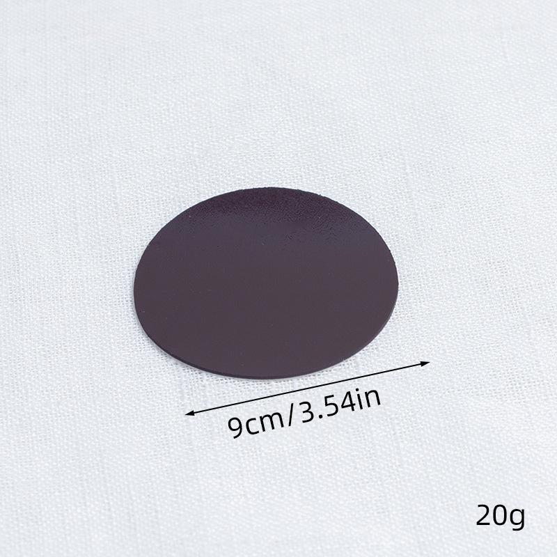Dai Embroidery Tie-Dye Round Magnetic Picture Frame - Handmade Soft Magnet Accessory for DIY Refrigerator or Self-Adhesive Display