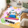 Tappeto Personalizzato con Nome Doraemon Avventura Tappeto Antiscivolo per Soggiorno Tappeto Morbido per Camera da Letto Sala Giochi Divano Ufficio Decorazione Casa Zerbino