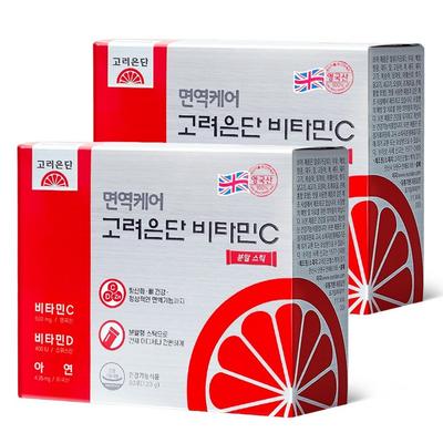 Immune Care Korea Eundan Vitamin C Pulversticks 60 Beutel, 120 g, 2 Einheiten