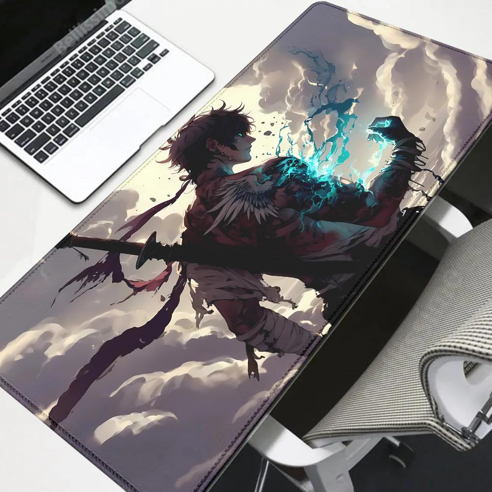 Moon Samurai Xxl mouse pad x Nonslip Rubber Keyboard Gaming Mats Playmat Deskpad Computer teclado mousepad Anime Gamer