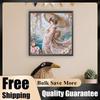 Beauty Special Shaped 5D DIY Partial Drill Diamond Dots Paintings for Adults Home Wall Decor Diamonds Paintings Gem Art 30x30cm