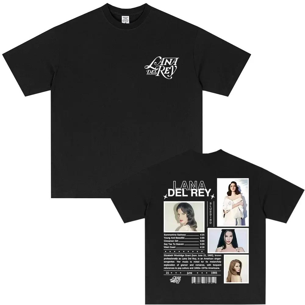 Lana Del Rey "UK & Ireland Tour 2025" Unisex Heavyweight Cotton Concert Merch Oversized Streetwear T-Shirt