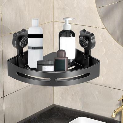 Shower Organizer Corner Bear Suction Cup Bathroom Shower Shelves Wall Mounted Shower Shelf Storage Basket No Drill Bathroom