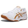 ASICS River CS Abrasion Resistant, Breathable, And Lightweight Support Low top Table Tennis Shoes Men's White Gold 1053A034-103