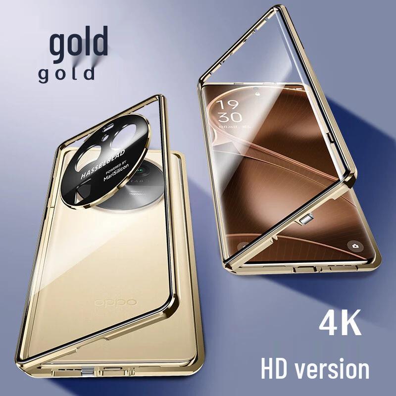 

Магнитный стеклянный чехол Oppo Find X8/X9 Pro с защитой от подглядывания и зеркальным протектором Find X8s