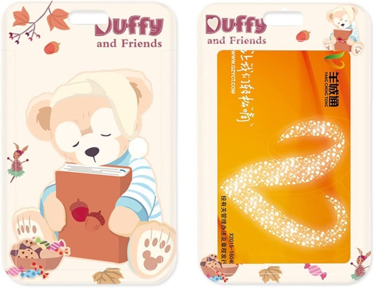 

StellaLou, Duffy, Shallyme, Gelatoni Держатель для ID-карты, Держатель для имени, Чехол для пропуска, Бейдж сотрудника, Чехол для бейджа с именем, Чехол для IC-карты, Вертикальный, с ремешком, Персонаж