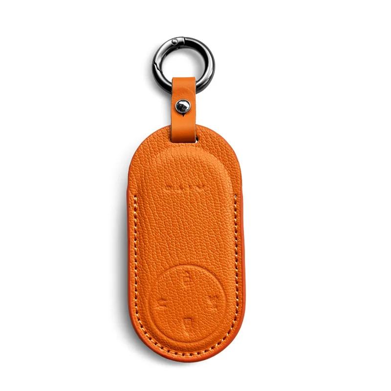 For AITO M9/M8 key set leather M5/M7 car key case buckle,New leather keycase