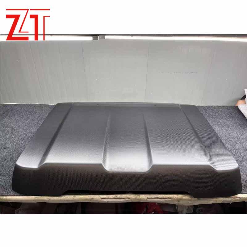 Toyota LC71/76/78 Matte Carbon Fiber Replacement Hood for Engine Modification