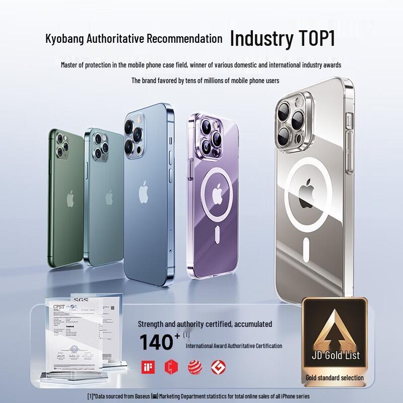 Baseus Ultra-Thin Transparent Magsafe Case for iPhone 15 Pro Max