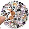 50Pcs Witchy Gothic Apothecary Tarot Witch Astrology Boho Stickers Magician Fridge Guitar Phone Bottle Graffiti Kids Sticker