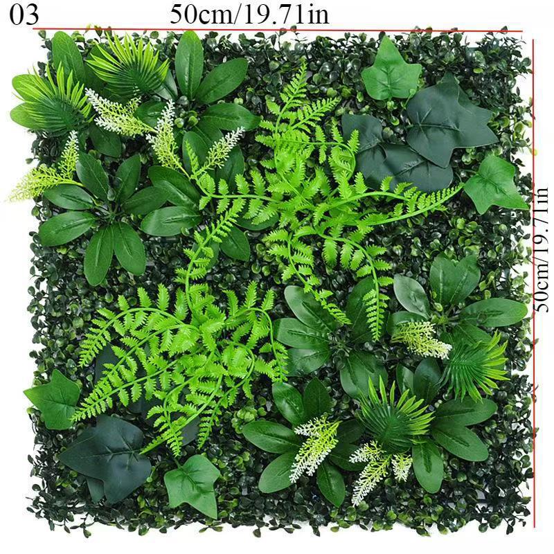 3D Bionic Plant Wall Decor - Indoor/Outdoor Artificial Greenery & Flowers