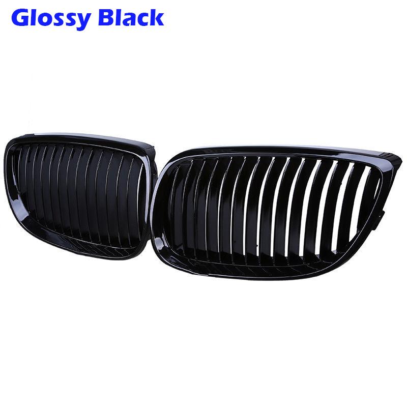 Rhyming Front Bumper Kidney Grille Dual Single Slat Grill Fit For BMW 3-Series E92 E93 M3 Coupe 2006 - 2010 Car