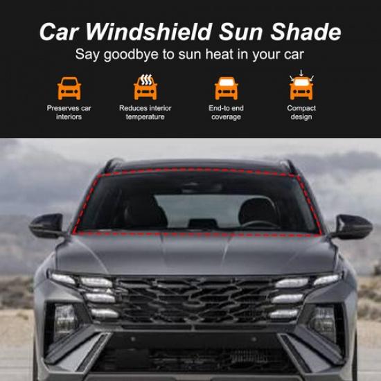 Car Sun Shade Windshield Window Sunshade Cover For Hyundai Tucson 2024