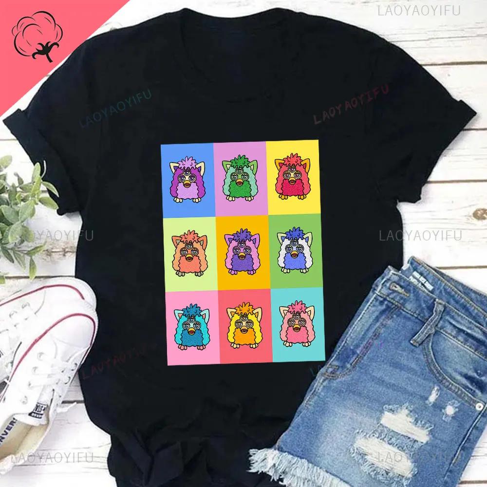 Furby Twilight Volturi New Moon Aro Caius Marcus The Volurby Funny Cartoon Classic Cotton T-Shirt  Tee Graphic T Shirts cotton