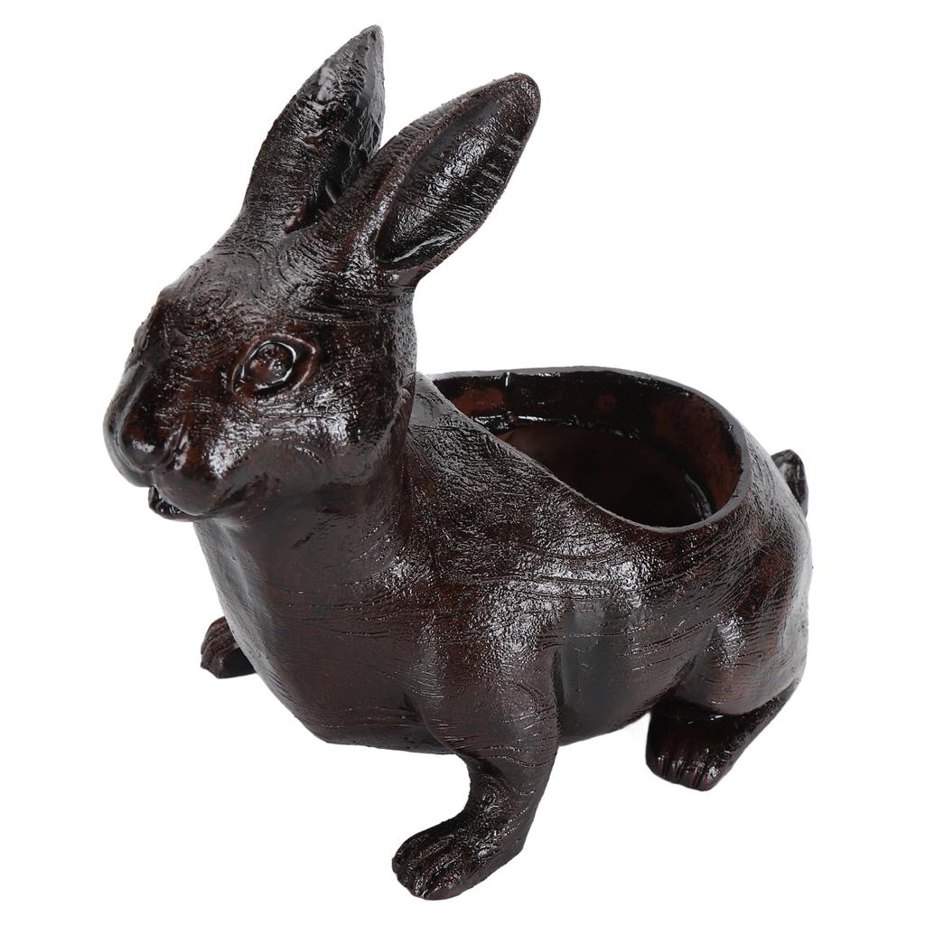 Kanin Suckulent Planter Harts Kanin Blomkruka för Utomhus Uteplats Trädgårdsdekoration B