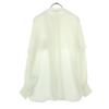 VERMEIL Par Iena Made In Japan Long Sleeve Back Satin Cape Blouse F White Women Used