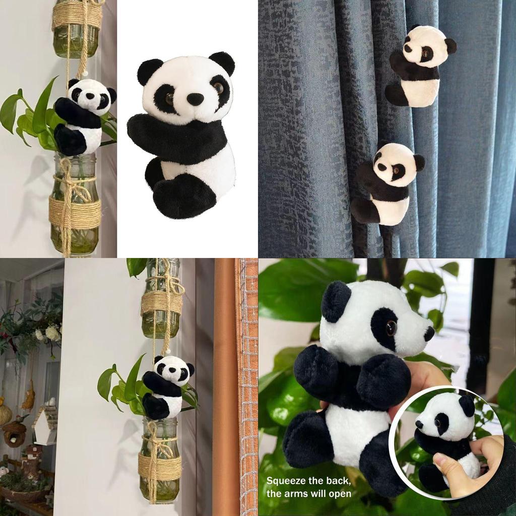 Mini Cute Panda Plush Gripper Perfect For Home Decorations And Gifting!