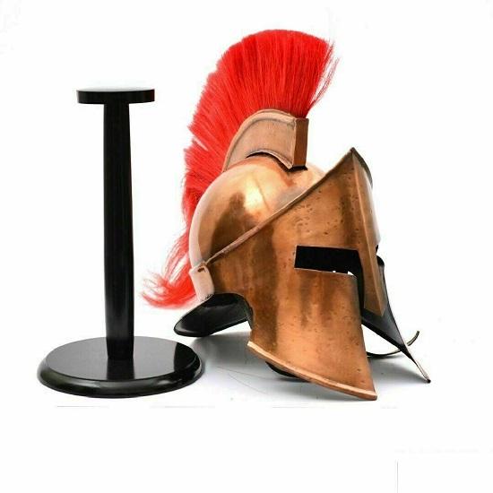 

Spartan Greek 300 Armored Steel Helmet King Leonidas sac/lerp/cosplay
