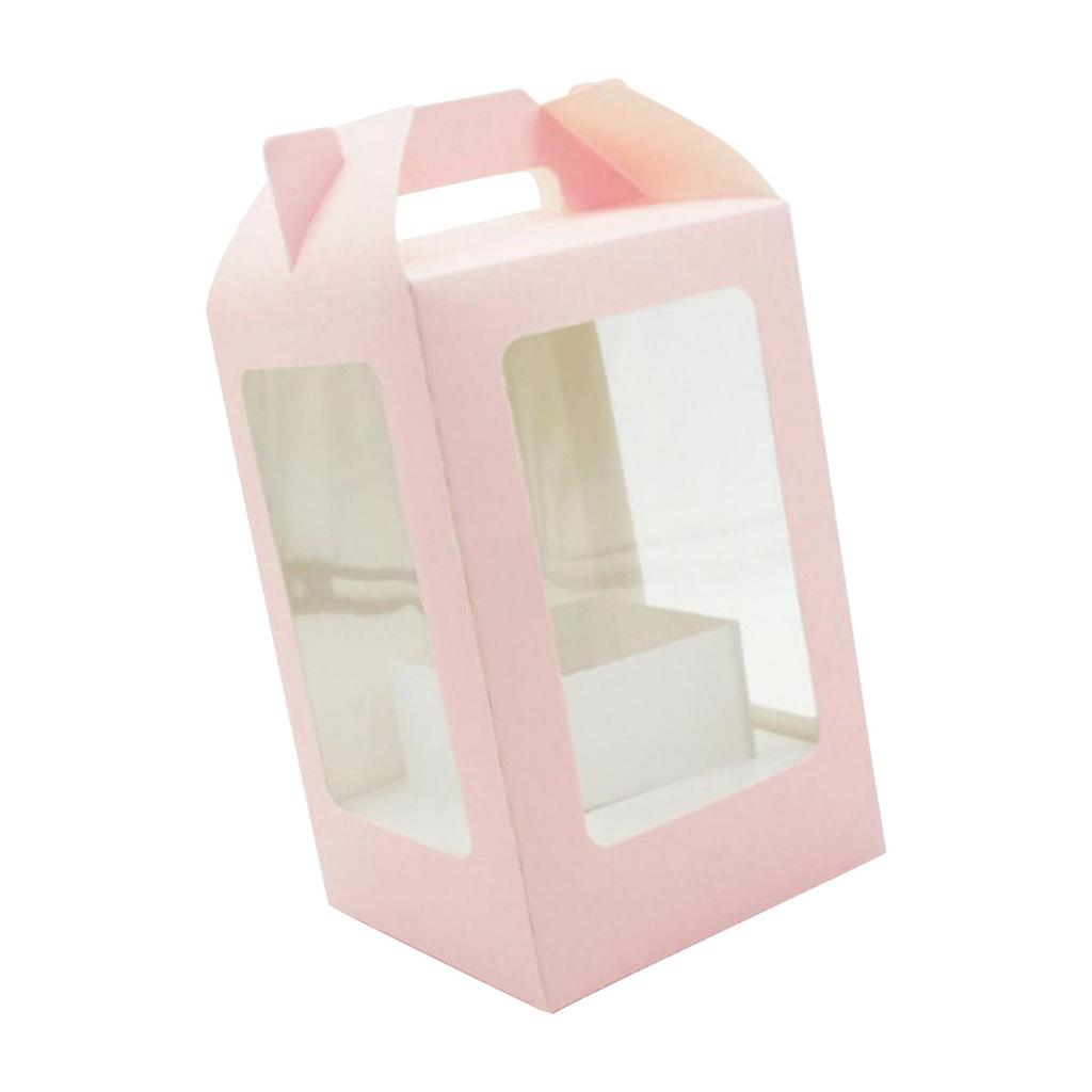 Floral Packaging Boxes Wedding Valentine's Day Graduation with Handle Party Shop Arrangements Party Favor Boxes Flower Bags