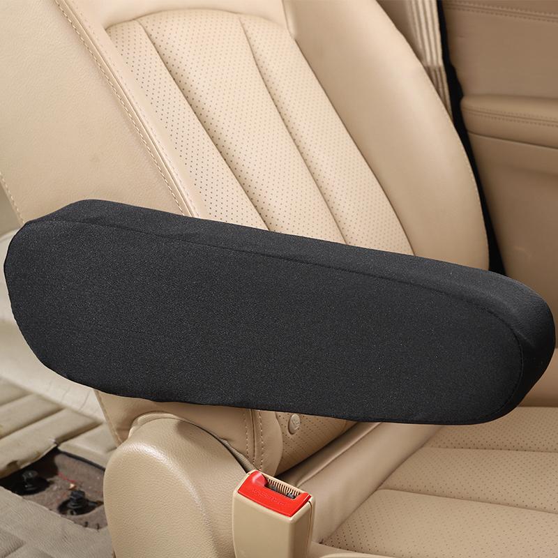 2Pcs Car Seat Armrest Cover Universal Interior Auto Armrests Dust-Proof Hand Armrest Protector Soft Comfortable Elastic Cloth Co
