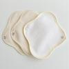 Serenapu Cloth Pads, Fu Liners, 3-Pack (Can Also Be Used As Incontinence Pads) Unbleached, Undyed, 100% Pure Cotton, Waterproof Outer Pad, Panty Liner