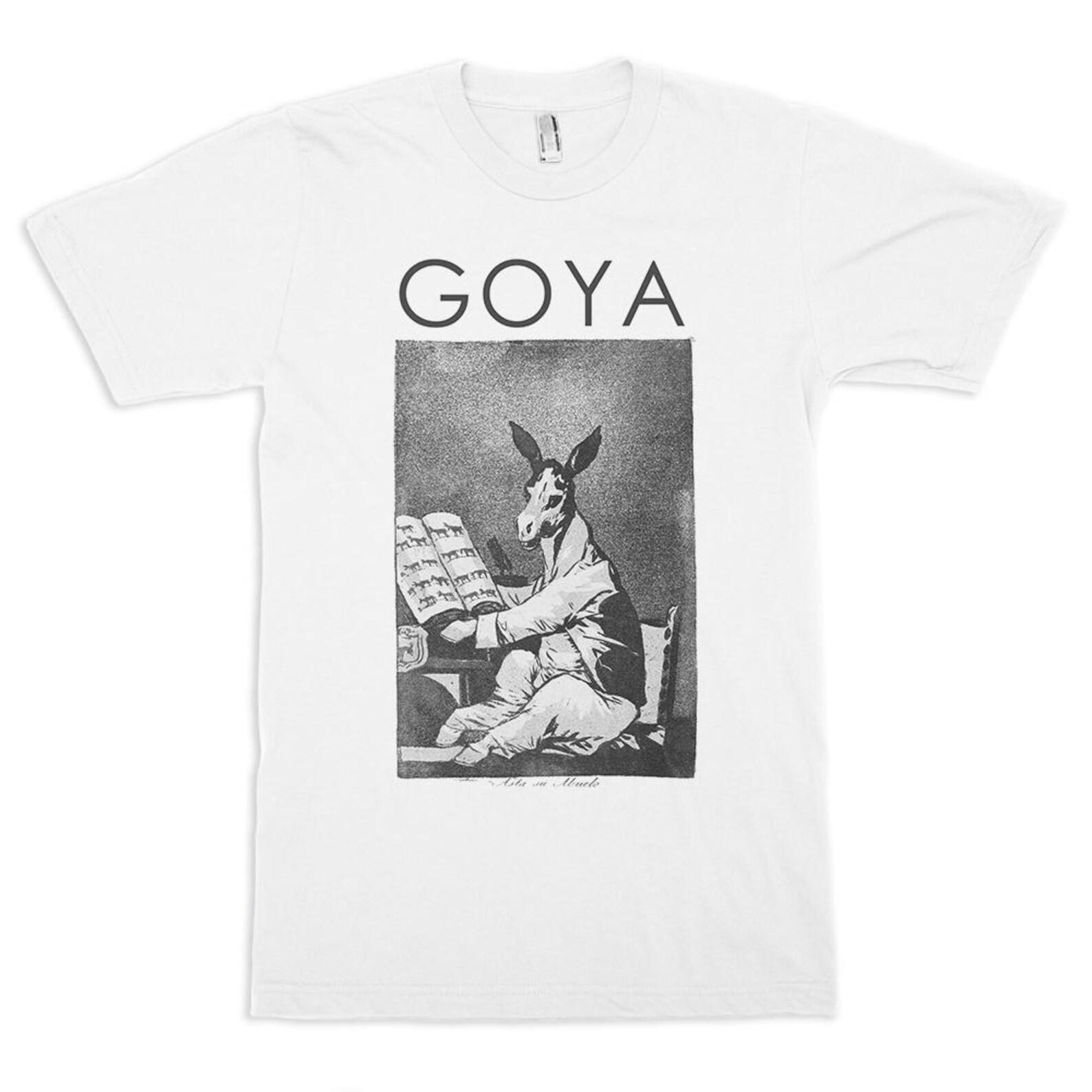 Francisco Goya Donkey Graphic T-Shirt, Men s and Women s Sizes L