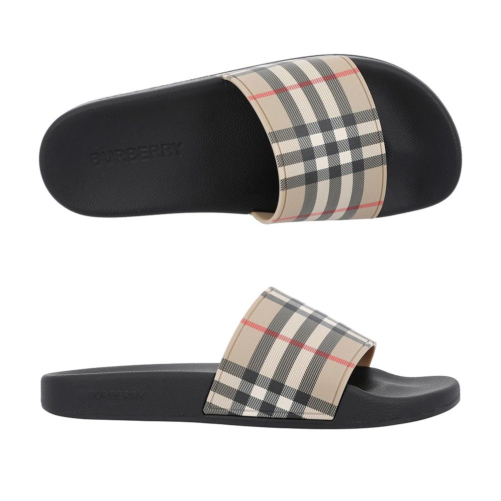 

Burberry 8056942 A7028 Vintage Check Slide Slippers